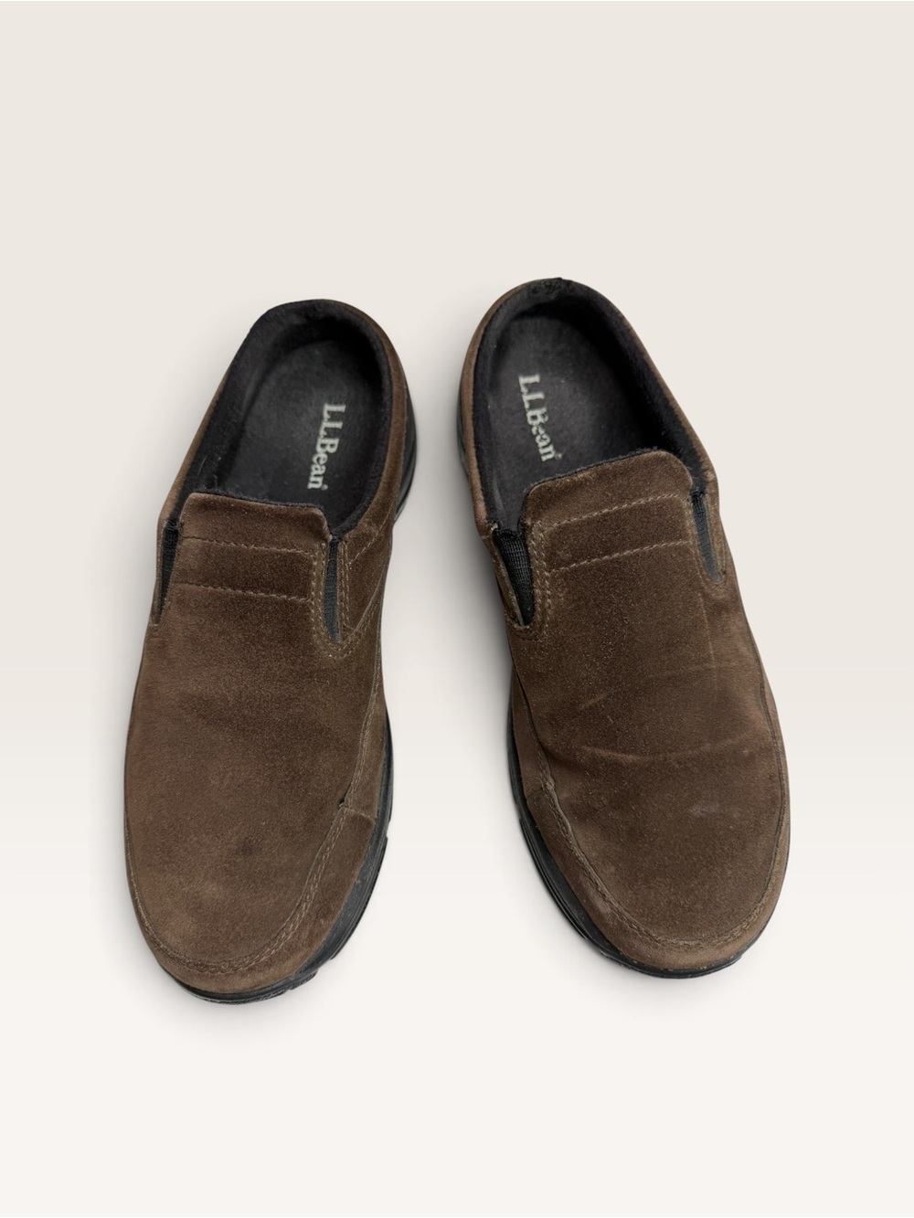 L.L. Bean Brown Suede Slip-On Women's Loafers 7.5 Pre-loved